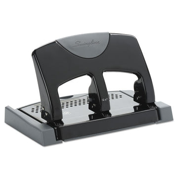 Swingline® 45-sheet Smarttouch Three-hole Punch, 9-32" Holes, Black-gray freeshipping - TVN Wholesale